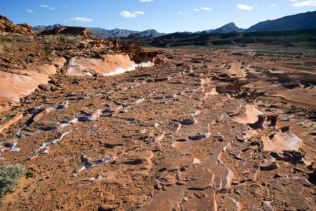A view of the Little Finland area in Gold Butte National Monument Thursday, Feb. 23, 2017.