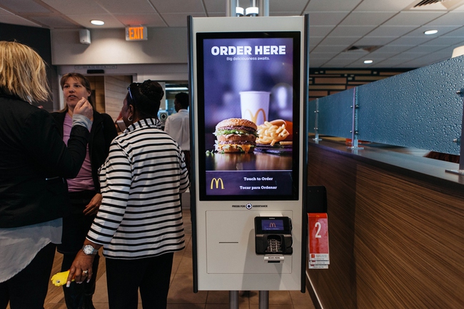 McDonald's unveils self-order kiosks, table service in Las Vegas - Las ...
