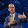 Former NFL quarterback Payton Manning speaks before a large crowd during the Adobe Summit at the Palazzo on Wednesday, March 22, 2017.
