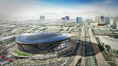 A look at the proposed $1.9 billion domed football stadium for the Oakland Raiders and UNLV football in Las Vegas.