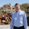 Scott Seastrand, Vice President of Western Elite poses for a photo in front of a green waste area in Las Vegas, Nev. on March 28, 2017.