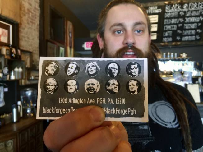 Coffeehouse Political Punch Card
