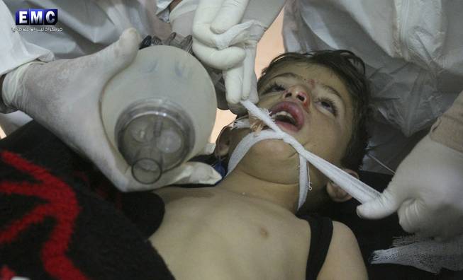 Syria Suspected Gas Attack