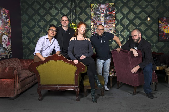 Artistic directors pose at the Velveteen Rabbit in downtown Las ...