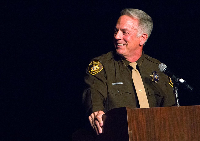 Clark County Sheriff Joe Lombardo speaks to Las Vegas Metro ...