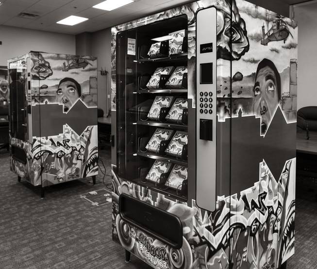 Vending machines unveiled this month by the Southern Nevada Health District and Trac-B program represent a novel needle-exchange pilot program.