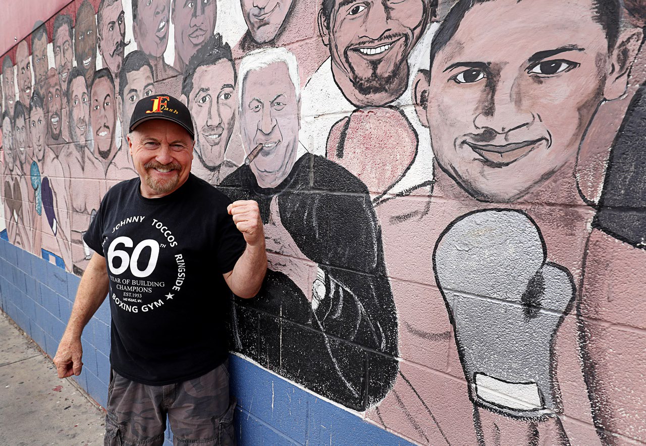 Johnny Tocco Boxing Mural, Las Vegas, Nevada