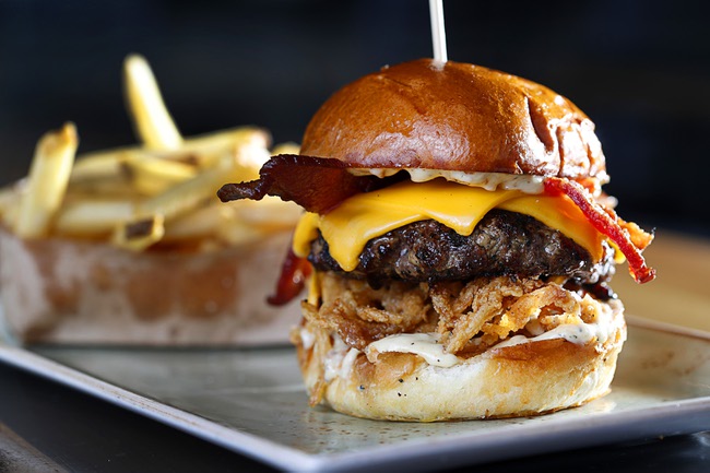 White Truffle Bacon Aioli Burger