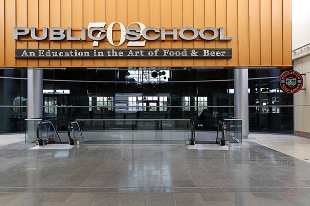 An exterior view of Public School 702 in Downtown Summerlin Monday, April 17, 2017.