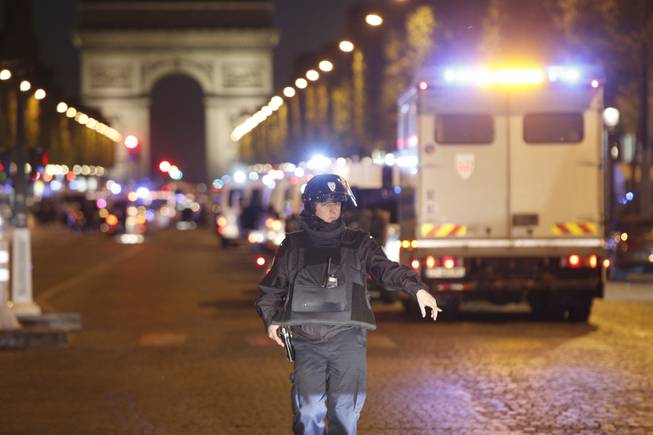 Attack on Champs Elysees in Paris