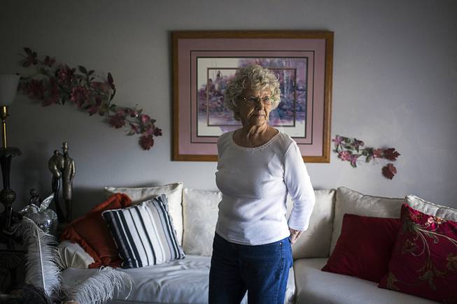 Marilyn Lancelot, who was arrested for embezzling $350,000 from her job after being a compulsive gambler for seven years, in her home in Sun City, Ariz., April 26, 2017. Experts say gambling addiction among older women near or in retirement appears to be increasing in scope and severity, with many losing significant amounts of money and jeopardizing their futures. 