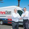 Hyrum Pereira, left, is president of PuroClean Las Vegas. James Springob is general manager. 