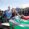 Jared and Shannon DeBehnke own Elite Motor Rentals in downtown Las Vegas, where customers can cruise the streets in the three-wheeled Polaris Slingshot.