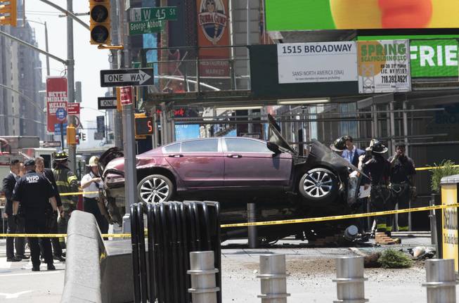 Times Square Car Crash