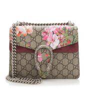 Gucci GG Supreme Blooms Dionysus mini shoulder bag from Bag Borrow or Steal, $125 per month
