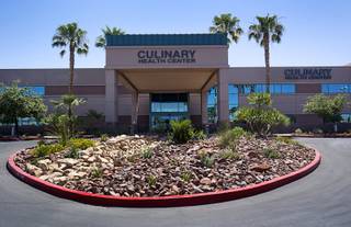 An exterior view of the new Culinary Health Center, 650 N. Nellis Blvd., Tuesday, June 13, 2017.