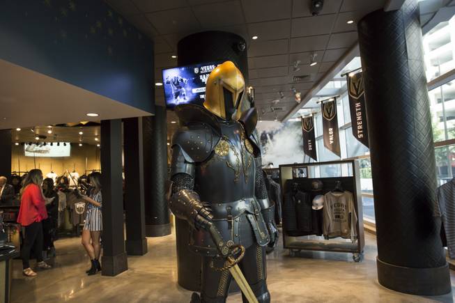 The Las Vegas Golden Knights Official team store, "The Armory", celebrates it's grand opening at the T-Mobile Arena, Monday June 19, 2017.