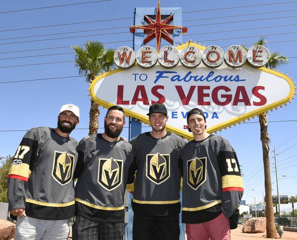 GALLERY  Vegas Golden Knights players visit Welcome to Fabulous