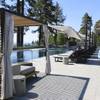 This June 20, 2017, photo released by Douglas County shows the new swimming pool at the Edgewood Tahoe Lodge during its grand opening on the south shore of Lake Tahoe in Stateline, Nev. The $100 million lodge has 154 rooms and was built in conjunction with an ambitious project to protect wetlands and filter stormwater runoff harmful to the lake's clarity. (
