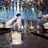 A drink prepared by robotic bartenders is shown in the Tipsy Robot automated bar in the Miracle Mile Shops at Planet Hollywood Monday, June 26, 2017. The bar is scheduled to open on Friday.