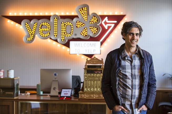 Jeremy Stoppelman, chief executive of Yelp, in its office in San Francisco, March 28, 2016. For six years, Yelp has been locked in a three-continent campaign to get the world’s antitrust regulators to punish Google. Now in 2017, the European Union has fined Google $2.7 billion for unfairly favoring its own services over those of rivals. 