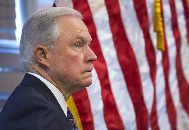 U.S. Attorney General Jeff Sessions in Las Vegas