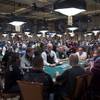 Poker players compete in day 2c of the World Series of Poker Main Event at the Rio Wednesday, July 12, 2017. This year's tournament registered 7,221 players, the third-highest participation in WSOP history and the biggest total since 2010, officials said.