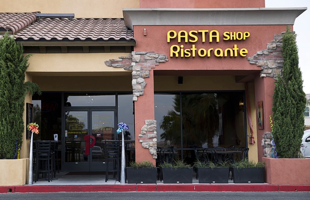 An exterior view of Pasta Shop Ristorante & Art Gallery, 2525 W Horizon Ridge Parkway, in Henderson Monday, July 10, 2017.