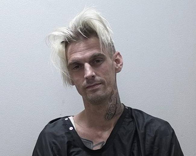 This undated photo provided by the Habersham County Sheriff's Office shows Aaron Carter. Authorities say singer Aaron Carter and his girlfriend have been arrested on DUI and drug charges in Georgia. Habersham County Sheriff's Office spokesman Capt. Floyd Canup says the 29-year-old Carter and Madison Parker were arrested Saturday, July 15, 2017. Carter is accused of drunken driving and possession of less than 1 ounce of marijuana and paraphernalia. 