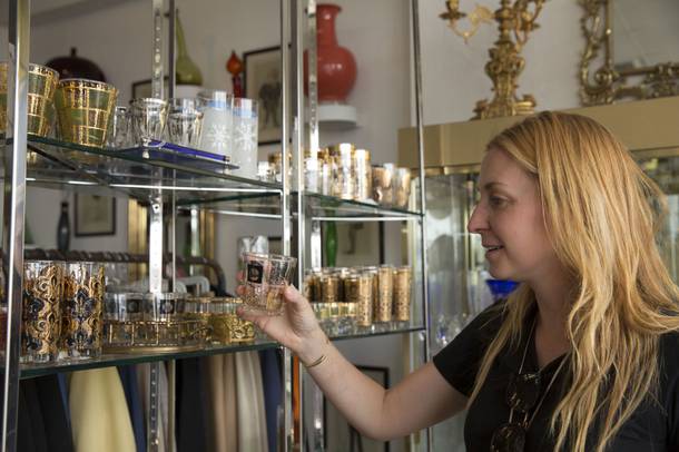 Chef Christina Tosi visits an antique shop during a day long outing in downtown Las Vegas, Tuesday, June 8, 2017.  Photo by Christopher DeVargas