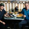 Metro Diner owners Tony Grappo, left, and Tony Alonge pose for a photo on location, Thursday, July 13, 2017.