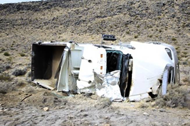 Pahrump Dump Truck Crash