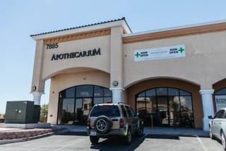 The exterior of Apothecarium in Las Vegas, Nev. on July 27, 2017.