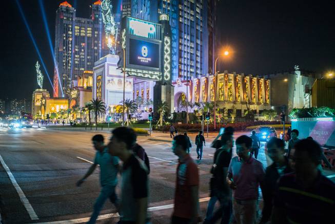 A hotel and casino in Macau, Nov. 23, 2015. The company that manages the Donald Trump brand has moved to protect the name in Macau, a part of China that long ago surpassed Las Vegas to become the world’s largest gambling market. The applications seek rights to the Trump name for casinos, construction, hotels and real estate. 