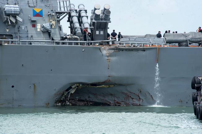 Singapore U.S. Navy Ship Collision