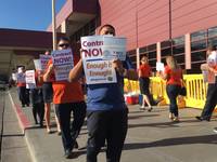 “Enough is enough” chanted Allegiant Air flight attendants picketing outside Terminal 1 at McCarran International Airport on Wednesday. ...