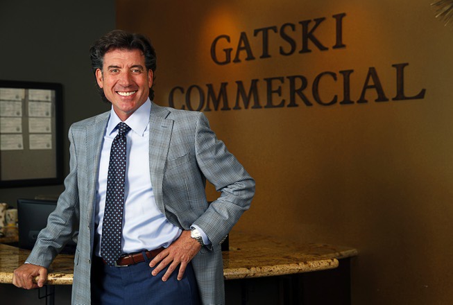 Frank Gatski, president/CEO of Gatski Commercial Real Estate, poses in ...