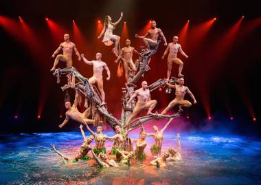 Le Reve’s acrobatics are among the Strip’s most mind-blowing feats.