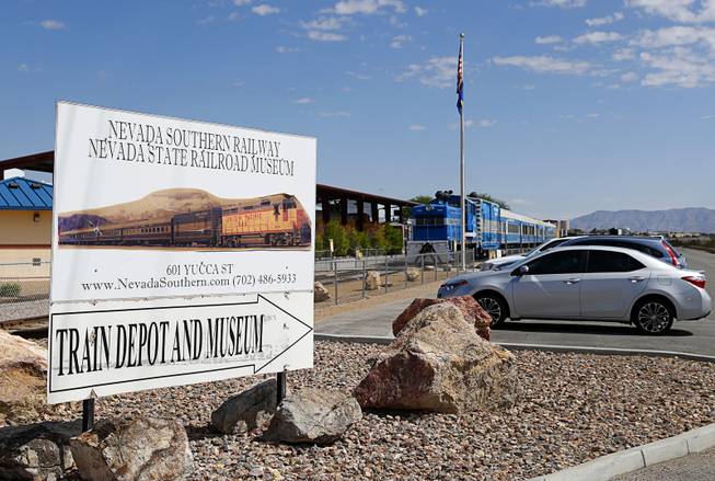 A view of the Southern Nevada Railway train depot  in Boulder City Sunday, Sept. 17, 2017.