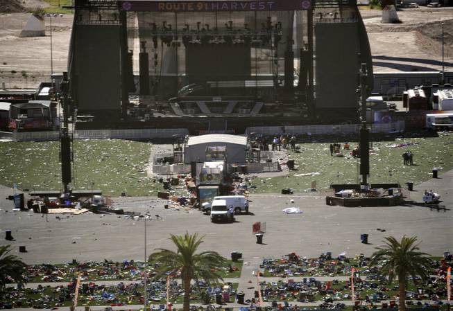 Mass Shooting on Las Vegas Strip, Next Day