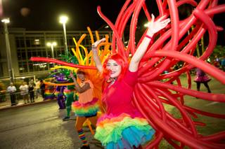 SNAPI's 19th Annual PRIDE Night Parade in downtown Las Vegas, Friday Oct. 20, 2017.