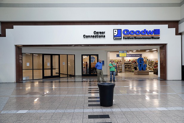 A Habitat for Humanity ReStore will occupy space next to the Goodwill store in the Boulevard Mall Wednesday, Oct. 25, 2017.