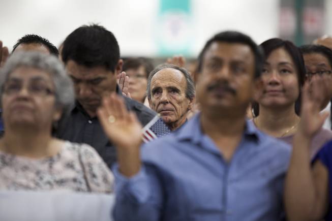 Immigrants take oath in LA