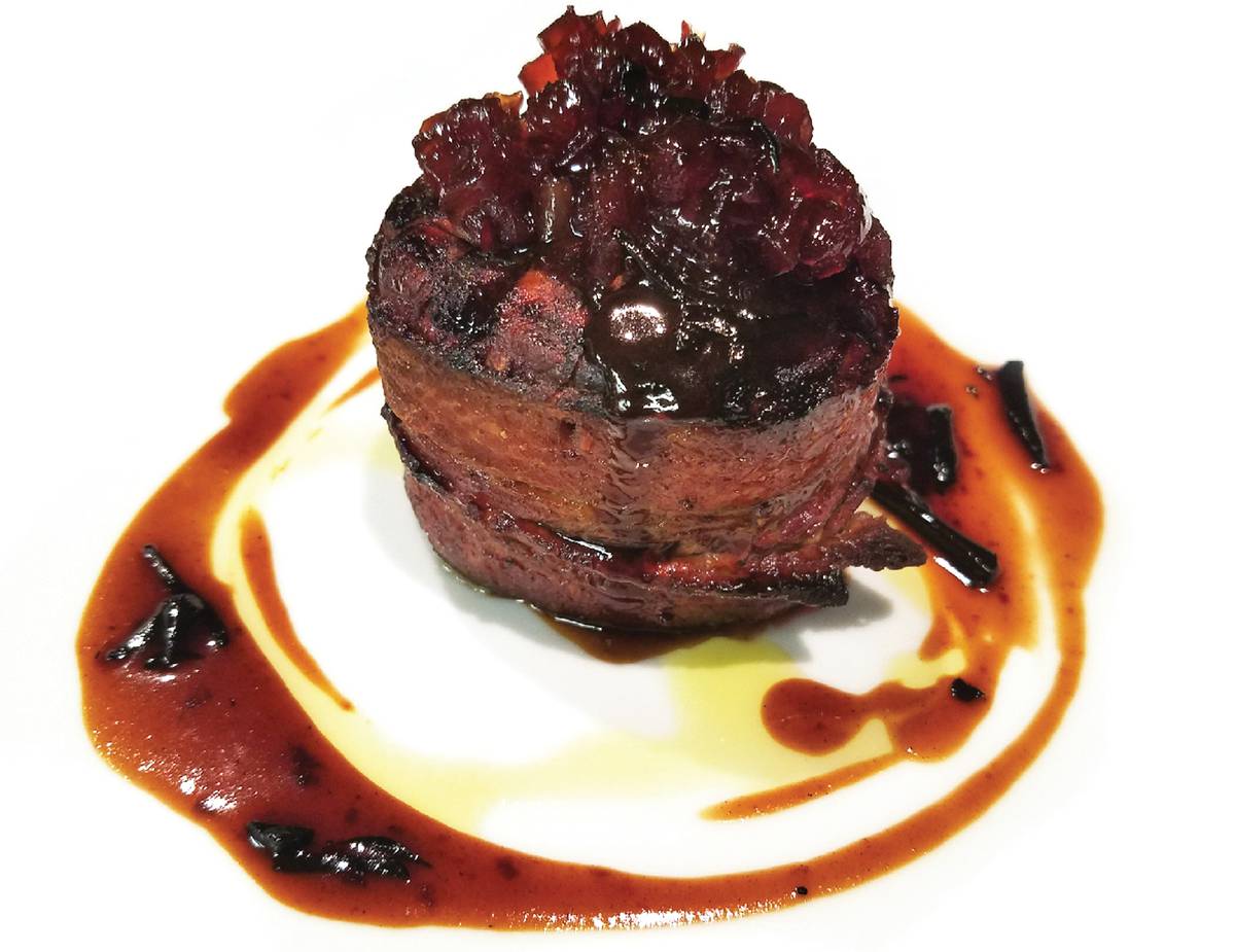 Recipe Baconwrapped bison tenderloin Las Vegas Sun News