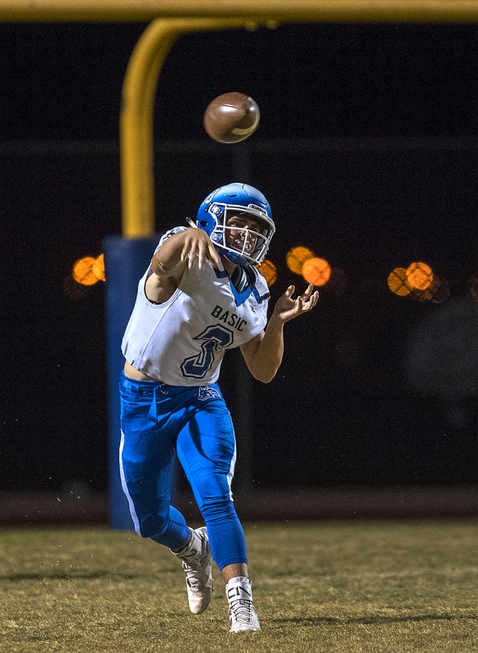 Basic QB Paul Myro IV (3) releases another pass versus ...