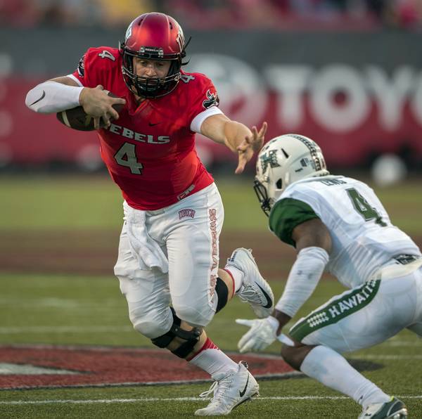 Johnny Stanton sparks Rebels past Hawaii, 31-23