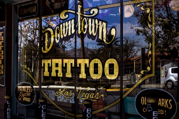 Exterior of Downtown Tattoo on Thursday, Oct. 19, 2017.