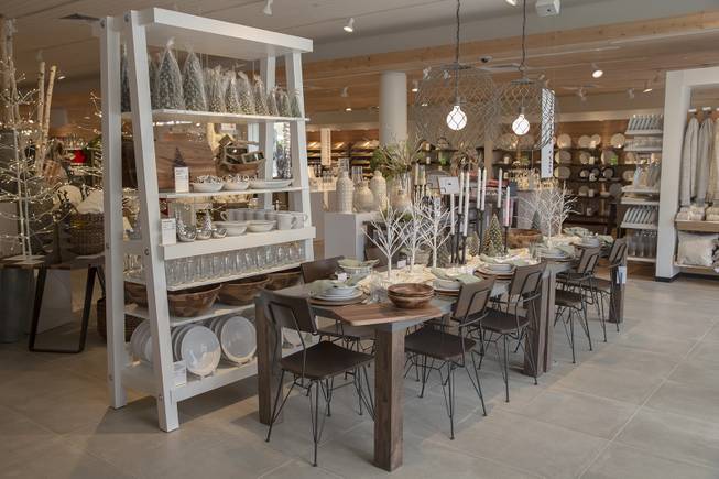 A look at the new Crate & Barrel in Downtown Summerlin, Las Vegas, Wed. Nov. 15, 2017.