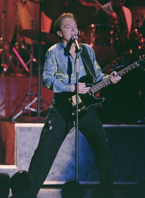 David Cassidy performs during the opening of his show 