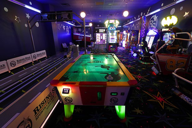 The game room is shown at the Rising Star Sports Ranch in Mesquite, Nev. Tuesday, Nov. 28, 2017.